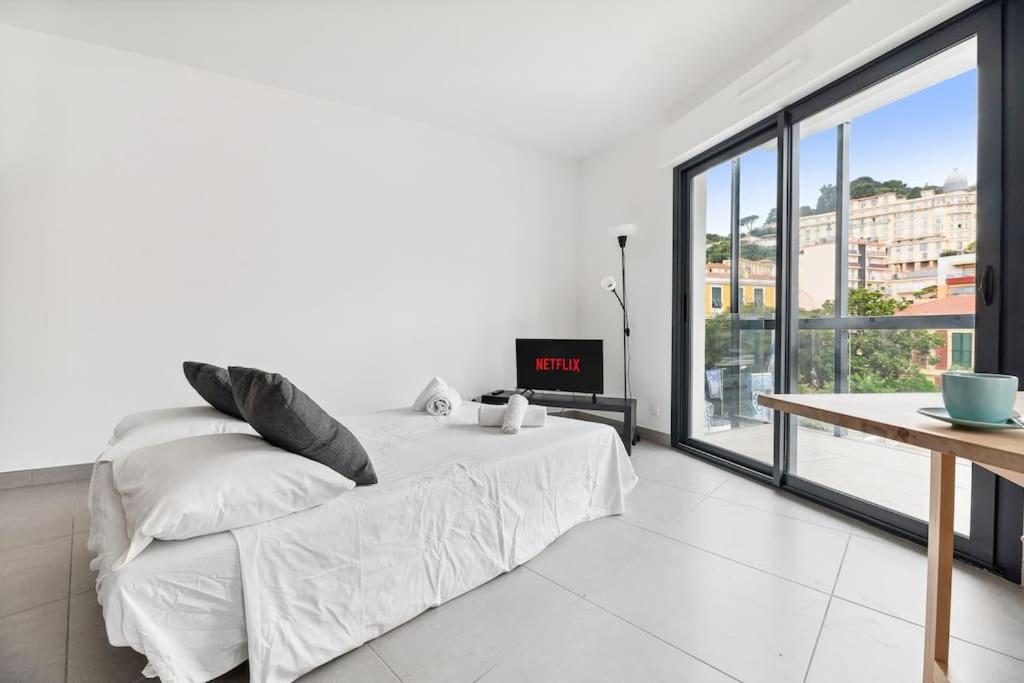 Le Cap Riviera - Centre- Parking Prive - Climatisation Appartement Menton Buitenkant foto