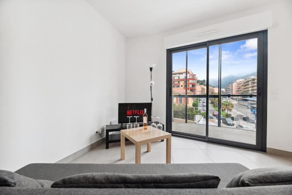 Le Cap Riviera - Centre- Parking Prive - Climatisation Appartement Menton Buitenkant foto