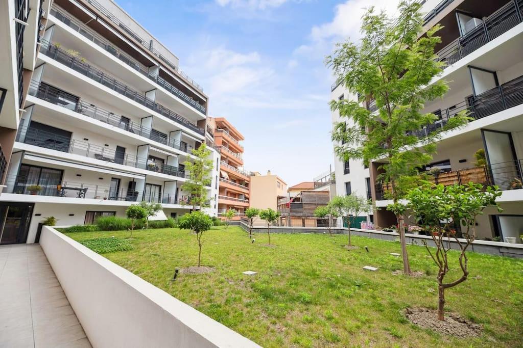 Le Cap Riviera - Centre- Parking Prive - Climatisation Appartement Menton Buitenkant foto